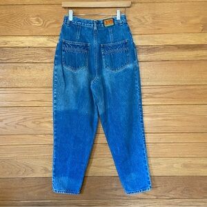 Vintage 80s 90s Calvin Calvin Klein high rise pleated front tapered jeans